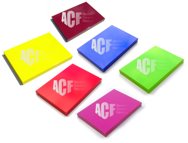 coloured aluminium composite fabricated shapes