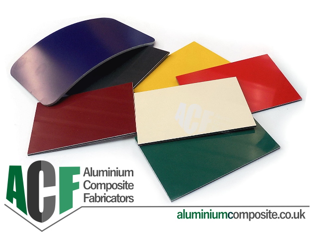 coloured aluminium composite examples