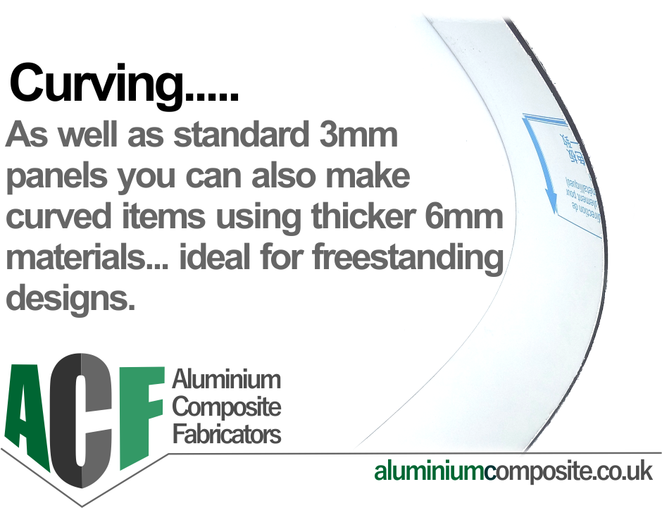 curving 6mm aluminium composites