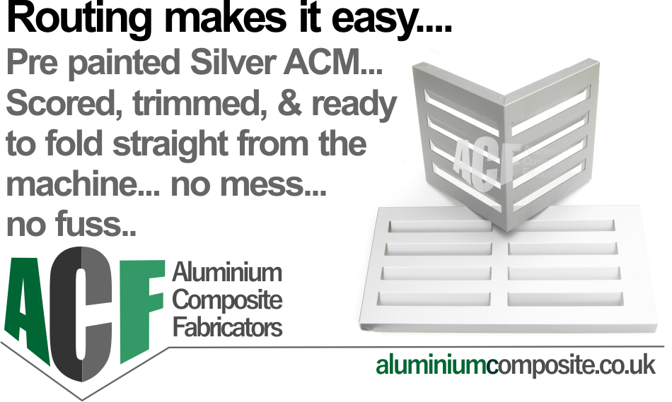 cnc routed aluminium composites