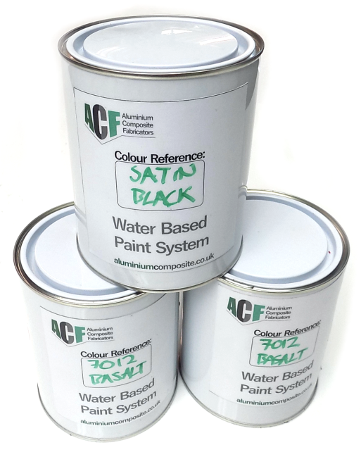 water based aluminium composite paint system