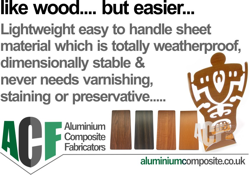 wood grain aluminium composite spieces chart