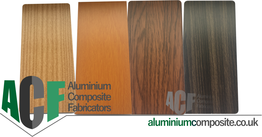 wood grain aluminium composite sheet maple